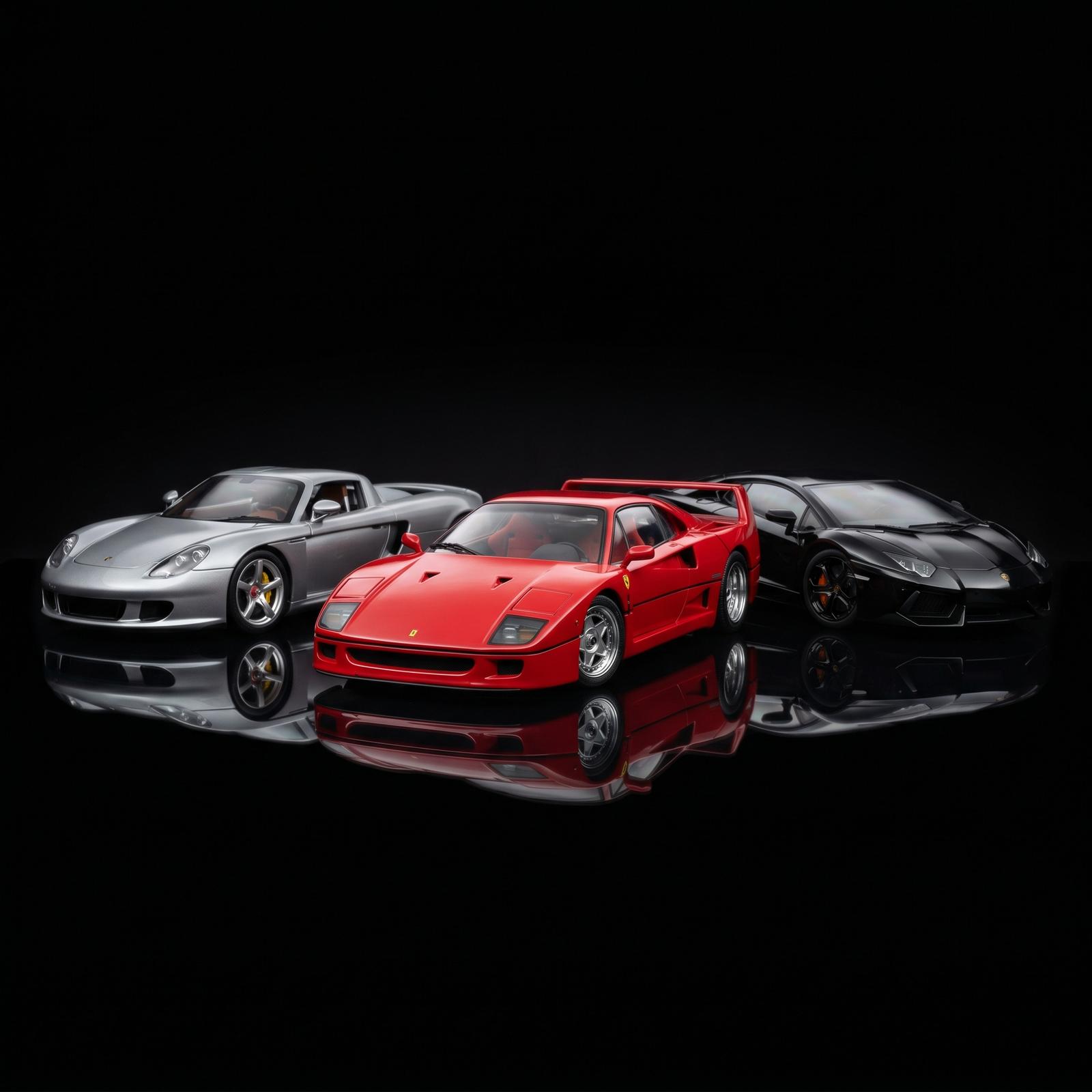 Jauni piegādājumi — Porsche, Lamborghini un Ferrari mēroga modeļi kolekcionāriem