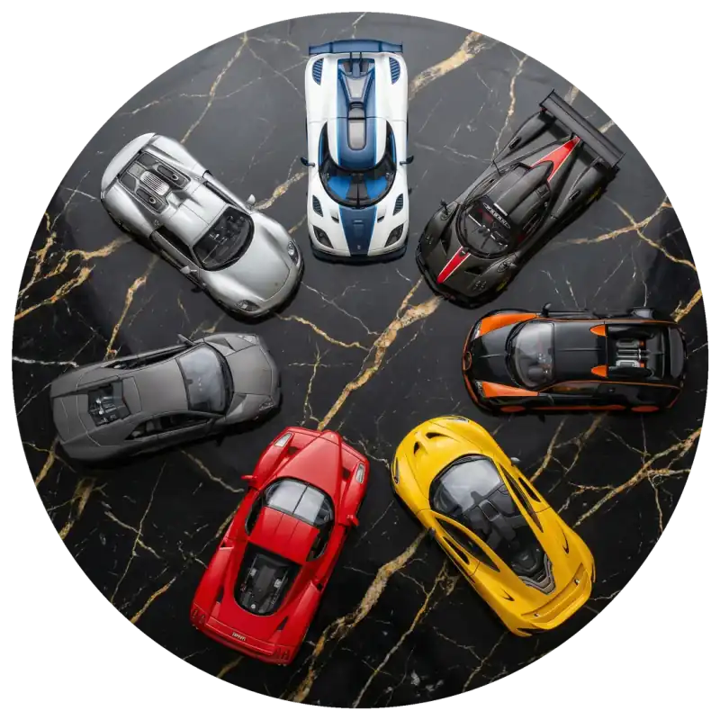 Collectible 1:18 scale diecast model car