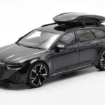 Audi RS6 C8 Avant Mythos Melns Ar Karbona Jumtu Āzijas Izdevums GT Spirit 1:18
