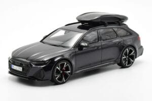Audi RS6 C8 Avant Mythos Melns Ar Karbona Jumtu Āzijas Izdevums GT Spirit 1:18