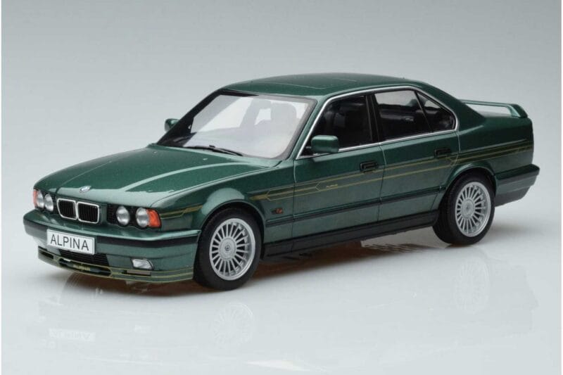 BMW Alpina B10 4.6 E34 Zaļš MCG 1:18