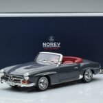 Mercedes 190 SL W121 Roadster Pelēks Norev 1:18