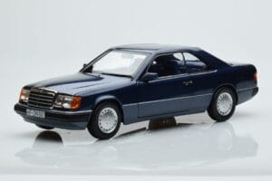 Mercedes 300 CE-24 C124 Kupe Nautical Blue Limitēts Izdevums Norev 1:18