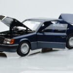 Mercedes 300 CE-24 C124 Kupe Nautical Blue Limitēts Izdevums Norev 1:18