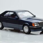 Mercedes 300 CE-24 C124 Kupe Nautical Blue Limitēts Izdevums Norev 1:18