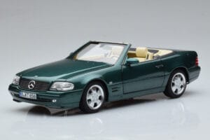 Mercedes SL500 R129 Metāliski Zaļš Norev 1:18