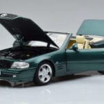 Mercedes SL500 R129 Metāliski Zaļš Norev 1:18