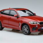 BMW BMW X6M F86 SUV Sarkans Norev 1:18 1:18 Metāls
