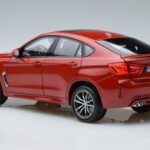BMW BMW X6M F86 SUV Sarkans Norev 1:18 1:18 Metāls