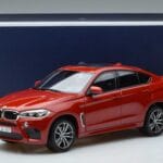 BMW BMW X6M F86 SUV Sarkans Norev 1:18 1:18 Metāls
