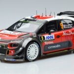 Citroen Citroen C3 WRC #9 S. Lefebvre / G. Moreau Tour de Corse 2017 Norev 1:18 1:18 Metāls