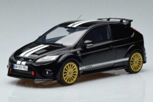 Ford Focus Mk2 RS Hečbeks Le Mans Melns Otto 1:18