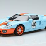 Ford Ford GT Kupeja Gulf Livery AUTOart 1:18 1:18 Metāls