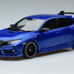 Honda Honda Civic FK8 Type R Hečbeks Mugen Zils Otto 1:18 1:18 Sveķi