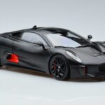 Jaguar Jaguar C-X75 Kupeja Melns Almost Real 1:18 1:18 Metāls