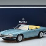 Jaguar Jaguar XJS V12 Kabriolets Gaiši Zils Metālisks Norev 1:18 1:18 Metāls
