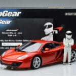 McLaren McLaren MP4-12C Kupeja Ar Stig Top Gear Figūru Minichamps 1:18 1:18 Metāls