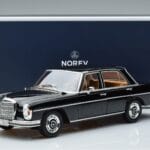 Mercedes Mercedes 280 SE W108 Melns Norev 1:18 1:18 Metāls
