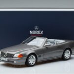 Mercedes Mercedes 500 SL R129 Pelēks Metālisks Norev 1:18 1:18 Metāls
