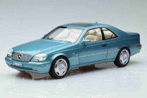 Mercedes CL600 C140 Zils Metālisks Norev 1:18