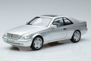 Mercedes CL600 C140 Sudraba Metaliks Norev 1:18