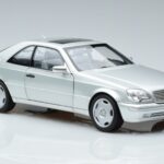 Mercedes Mercedes CL600 C140 Sudraba Metaliks Norev 1:18 1:18 Metāls