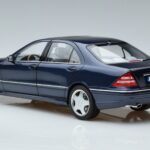 Mercedes Mercedes AMG S55 W220 Sedans Zils Norev 1:18 1:18 Metāls