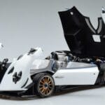 Pagani Pagani Zonda HP Barchetta Oglekļa Šķiedra Balts LCD 1:18 1:18 Metāls