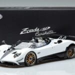 Pagani Pagani Zonda HP Barchetta Oglekļa Šķiedra Balts LCD 1:18 1:18 Metāls