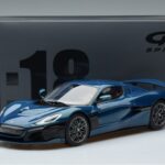 Rimac Rimac Nevera Kupeja Zils GT Spirit 1:18 1:18 Sveķi