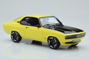 Opel Manta GSE Elektromod Dzeltens Otto 1:18 OT434 Sveķi — attēls 4 no 6