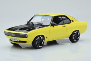 Opel Manta GSE Elektromod Dzeltens Otto 1:18