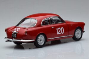 Alfa Romeo Giulietta SV #120 Mille Miglia 1956 Kyosho 1:18 08957A Metāls — attēls 3 no 9