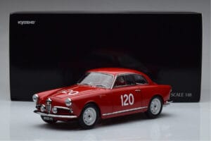 Alfa Romeo Giulietta SV #120 Mille Miglia 1956 Kyosho 1:18 08957A Metāls — attēls 9 no 9