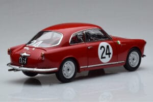 Alfa Romeo Giulietta SV #24 Targa Florio 1958 Kyosho 1:18 08957B Metāls — attēls 3 no 9