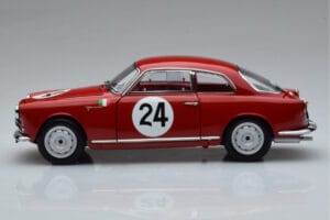 Alfa Romeo Giulietta SV #24 Targa Florio 1958 Kyosho 1:18 08957B Metāls — attēls 4 no 9