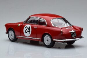 Alfa Romeo Giulietta SV #24 Targa Florio 1958 Kyosho 1:18 08957B Metāls — attēls 6 no 9