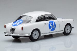 Alfa Romeo Giulietta SV #34 Targa Florio 1960 Kyosho 1:18 08957C Metāls — attēls 3 no 9