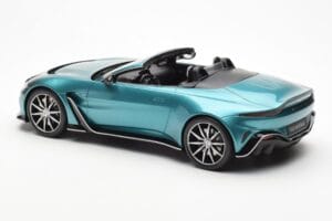 Aston Martin V12 Vantage Roadster Tayos Tirkīzs Zaļš GT Spirit 1:18 GT445 Sveķi — attēls 5 no 6