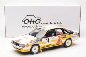 Audi 200 Quattro #4 W. Rohrl / C. Geistdorfer Rally Monte Carlo 1987 Otto 1:18 OT439 Metāls — attēls 6 no 6