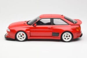 Audi 80 B4 Coupe Prior Design RS2 Sarkans Otto 1:18 OT1068 Sveķi — attēls 3 no 6