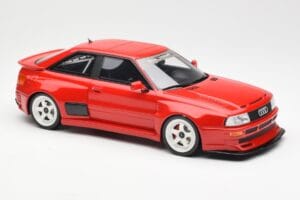 Audi 80 B4 Coupe Prior Design RS2 Sarkans Otto 1:18 OT1068 Sveķi — attēls 4 no 6