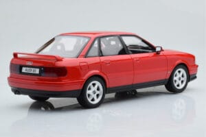 Audi 80 B4 Quattro Competition Laser Sarkans Otto 1:18 OT355 Sveķi — attēls 2 no 6