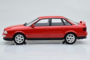 Audi 80 B4 Quattro Competition Laser Sarkans Otto 1:18 OT355 Sveķi — attēls 3 no 6