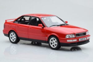Audi 80 B4 Quattro Competition Laser Sarkans Otto 1:18 OT355 Sveķi — attēls 4 no 6