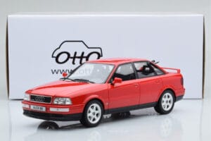Audi 80 B4 Quattro Competition Laser Sarkans Otto 1:18 OT355 Sveķi — attēls 6 no 6