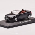 Audi A3 8P Kabriolets Melns Minichamps 1:43 - image 2 of 4