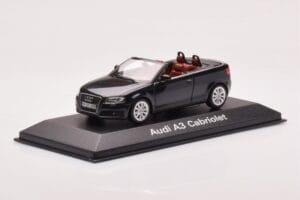 Audi A3 8P Kabriolets Melns Minichamps 1:43 5010803333 Metāls — attēls 2 no 4