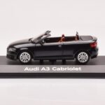 Audi A3 8P Kabriolets Melns Minichamps 1:43