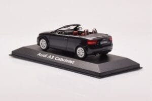 Audi A3 8P Kabriolets Melns Minichamps 1:43 5010803333 Metāls — attēls 3 no 4